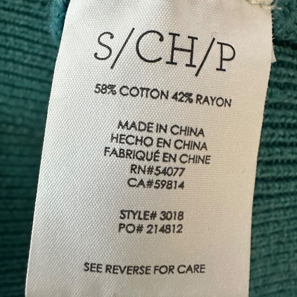 cAbi Blue Teal Faux Fur Collar Button Up Long Sleeve Coquette Twee Cardigan Sz S - Picture 9 of 9